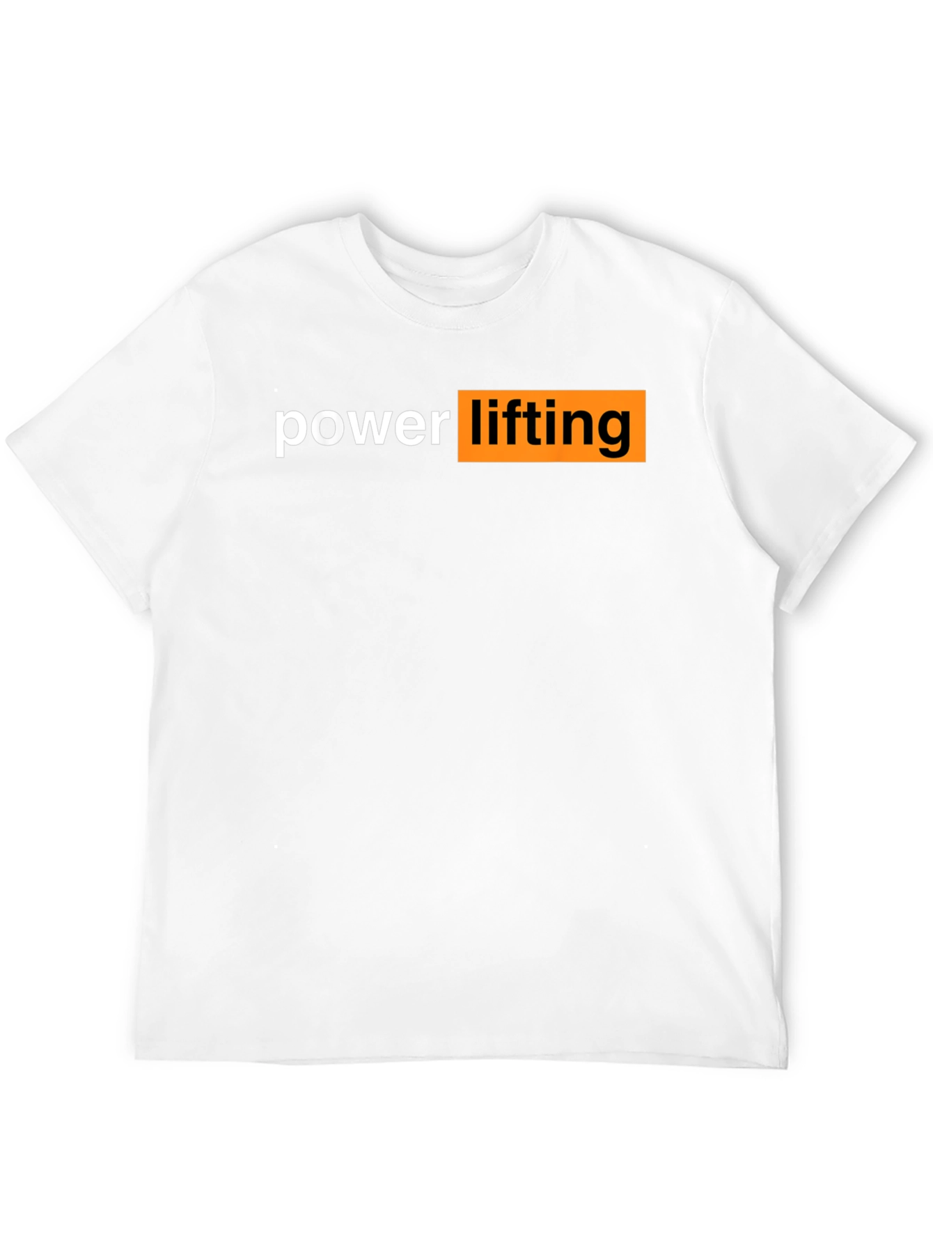 Powerlifting Graphic Tee - Black Cotton Gym Shirt