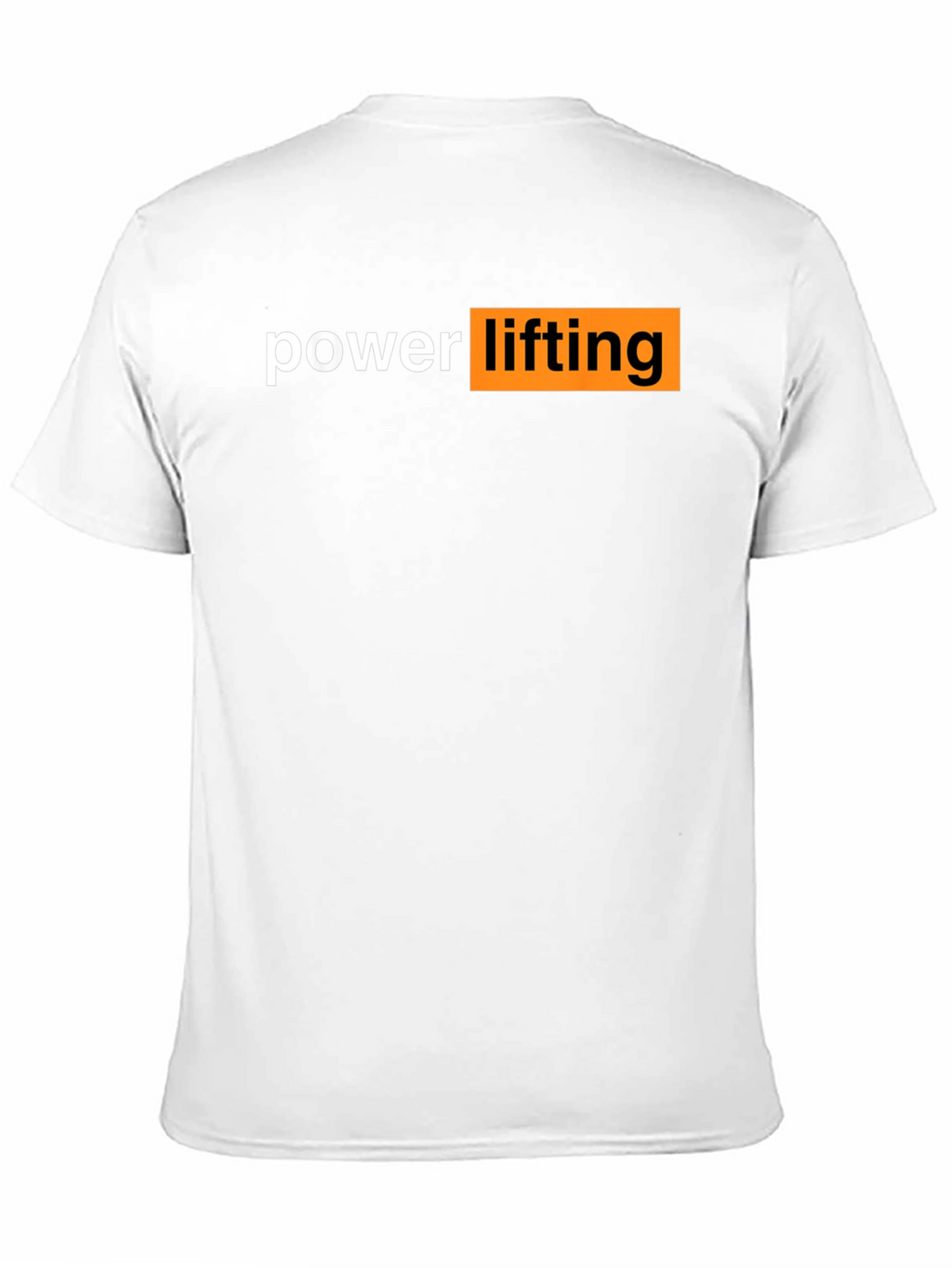 Powerlifting Graphic Tee - Black Cotton Gym Shirt