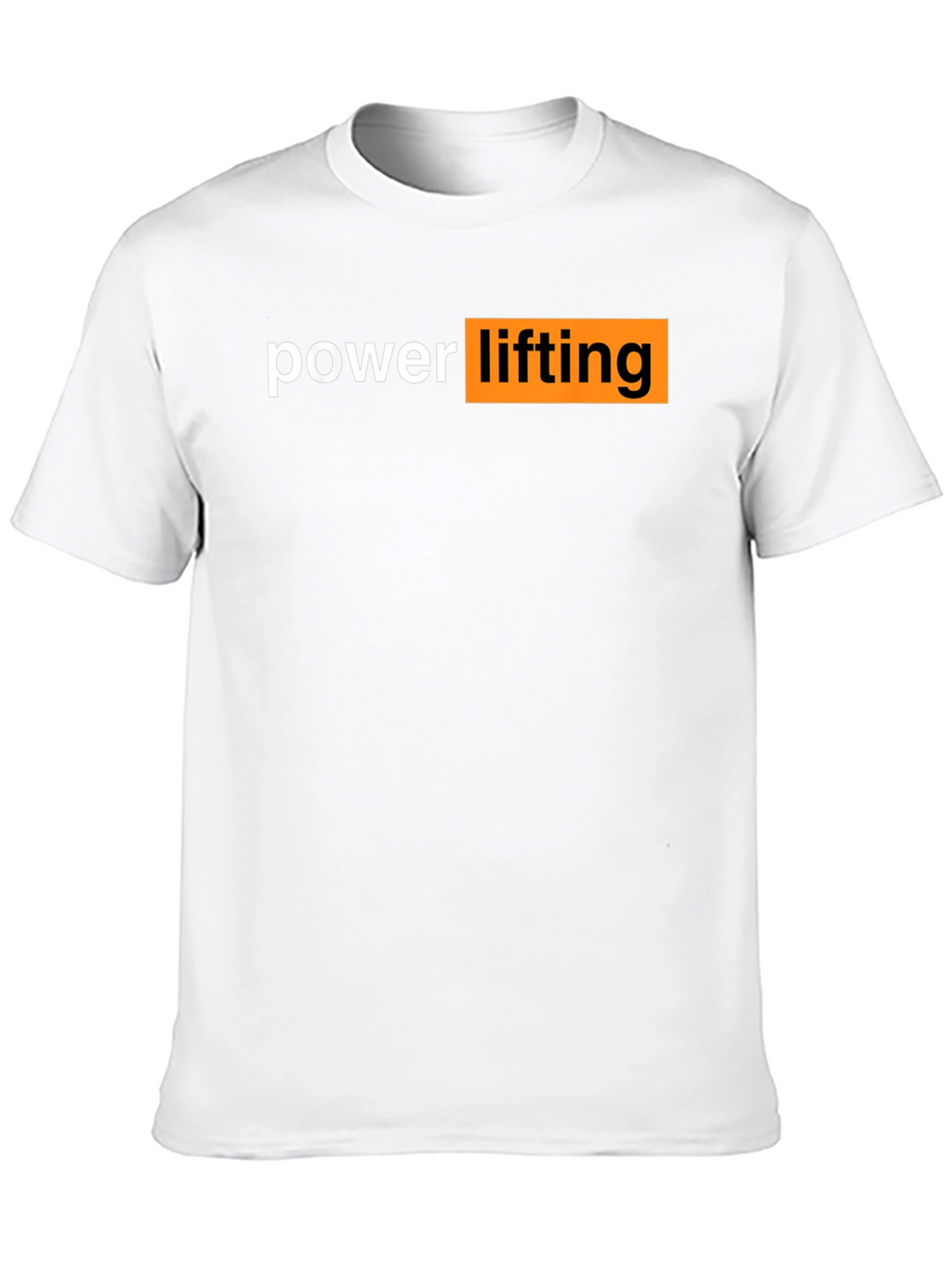 Powerlifting Graphic Tee - Black Cotton Gym Shirt