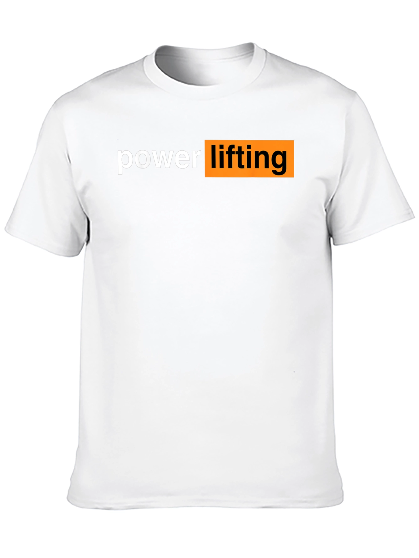 Powerlifting Graphic Tee - Black Cotton Gym Shirt
