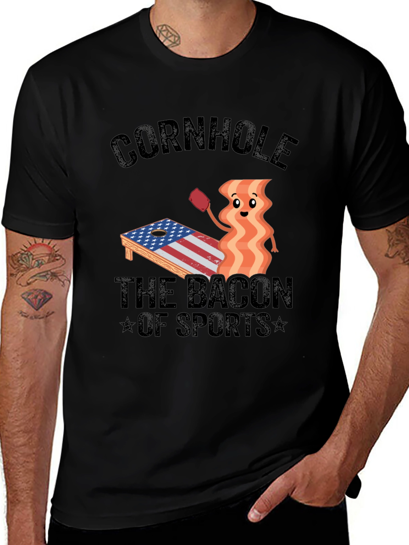 Cornhole: The Bacon of Sports Graphic Tee