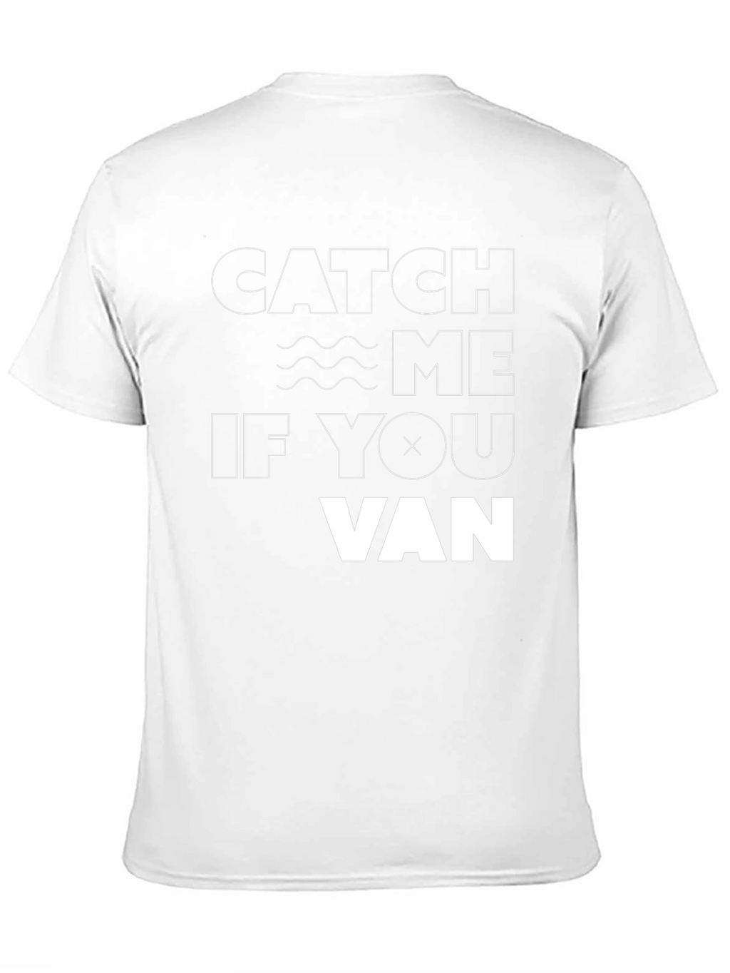 Catch Me If You Van T-Shirt - Black Tee