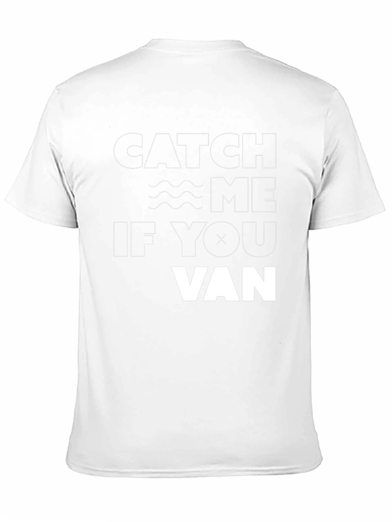 Catch Me If You Van T-Shirt - Black Tee