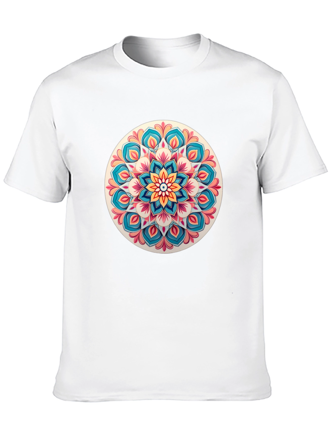 Mandala Art Black T-Shirt