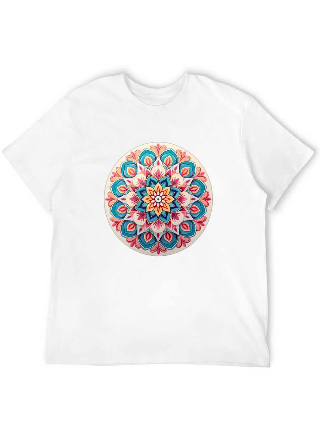 Mandala Art Black T-Shirt