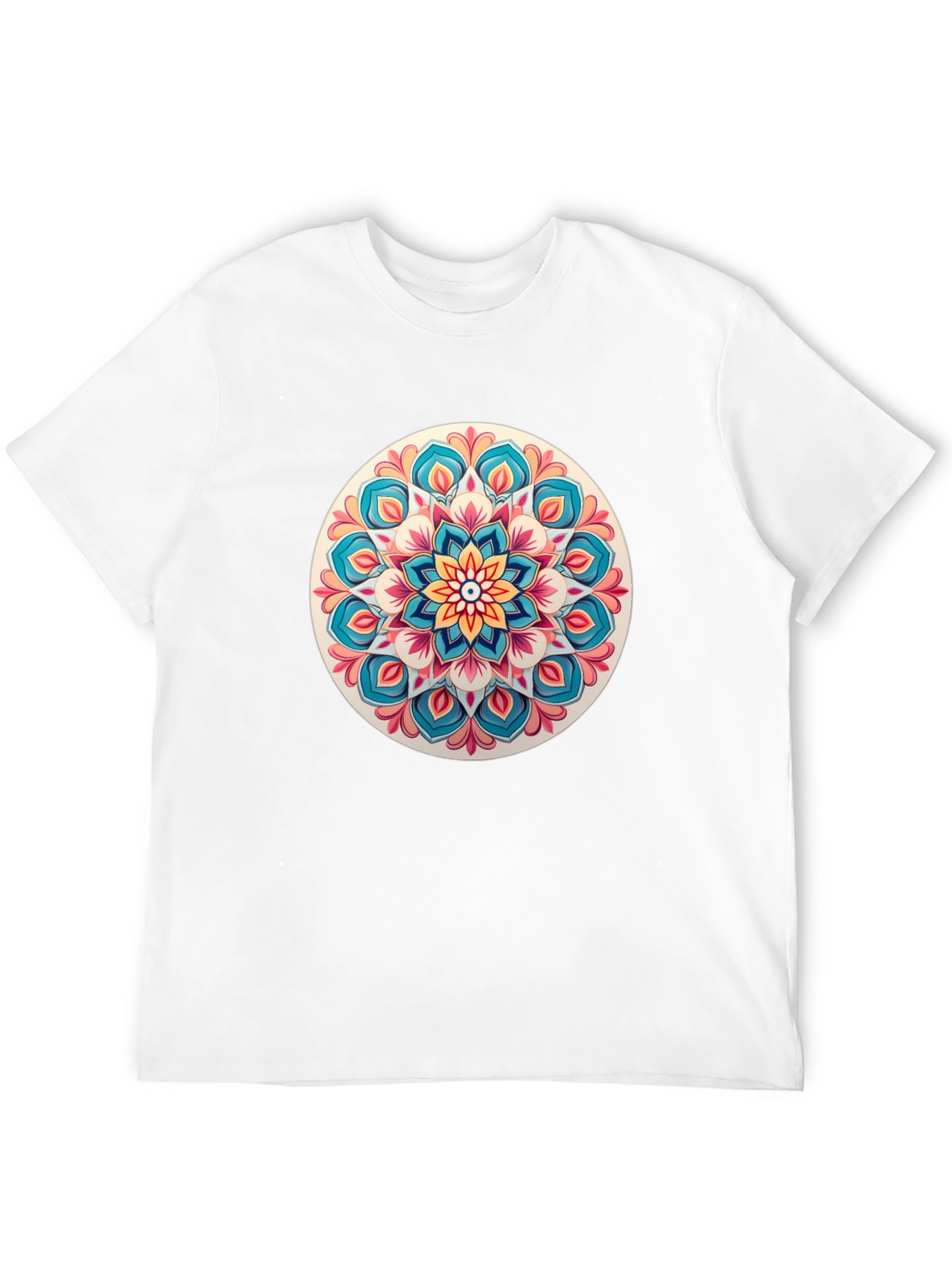 Mandala Art Black T-Shirt