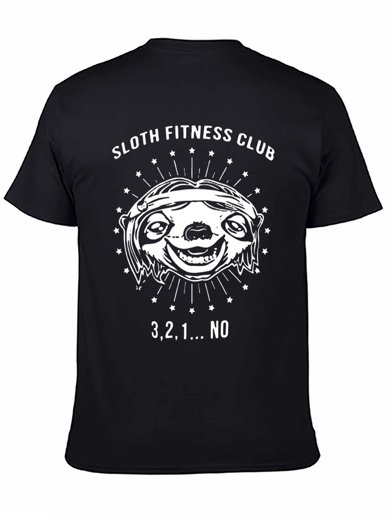Sloth Fitness Club Funny T-Shirt