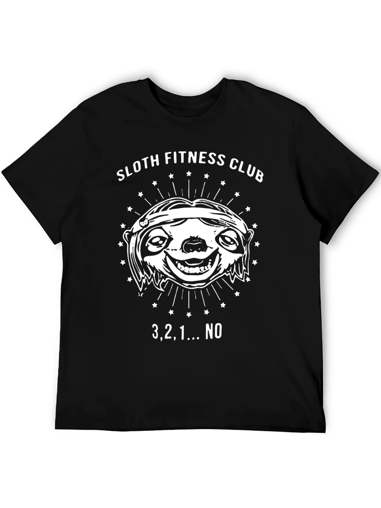 Sloth Fitness Club Funny T-Shirt