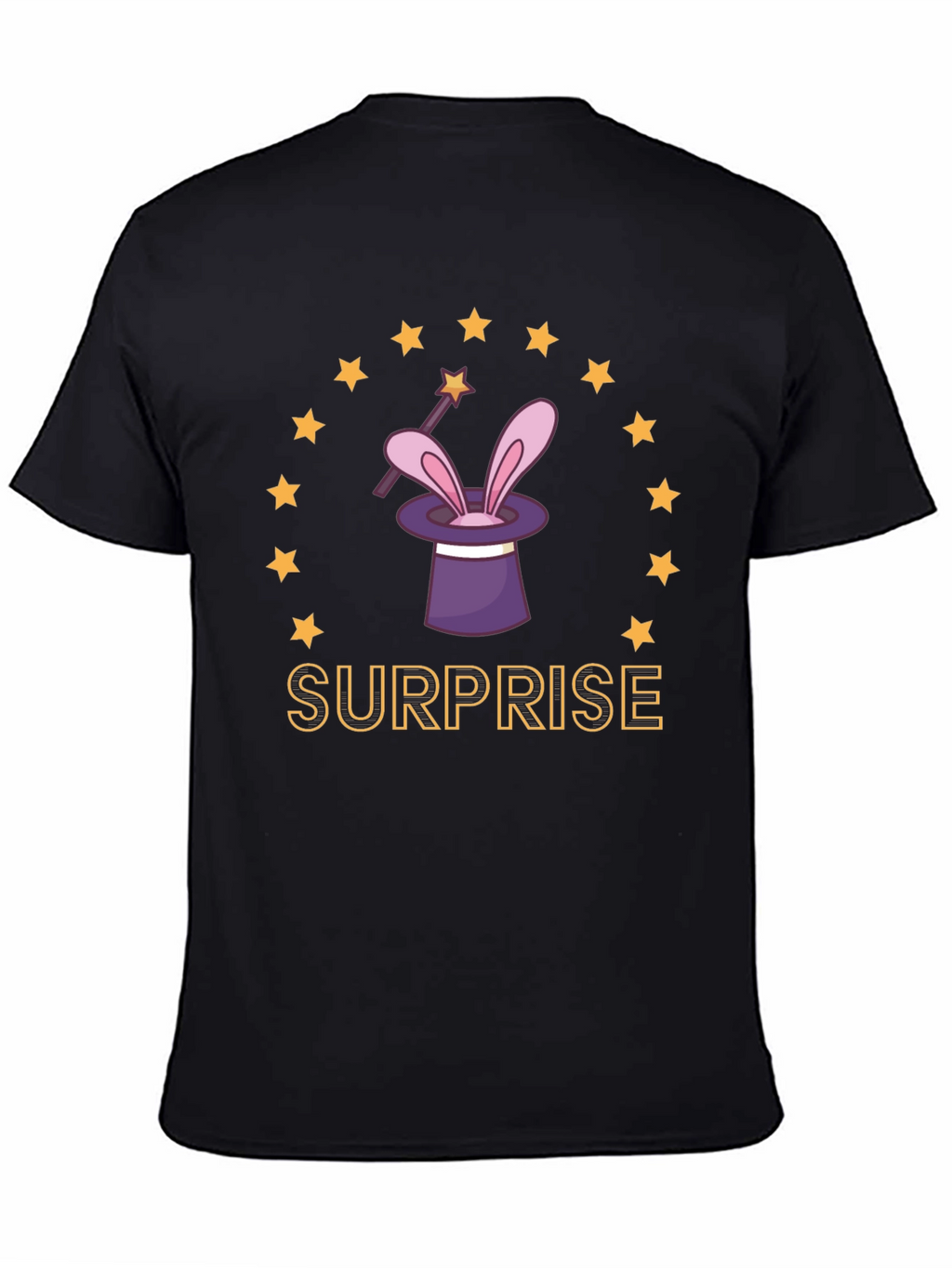 Surprise Rabbit in Hat T-Shirt - Magic Show Apparel