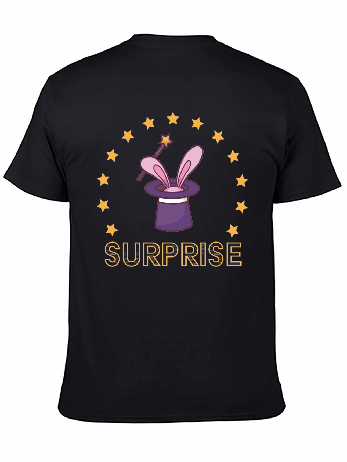 Surprise Rabbit in Hat T-Shirt - Magic Show Apparel