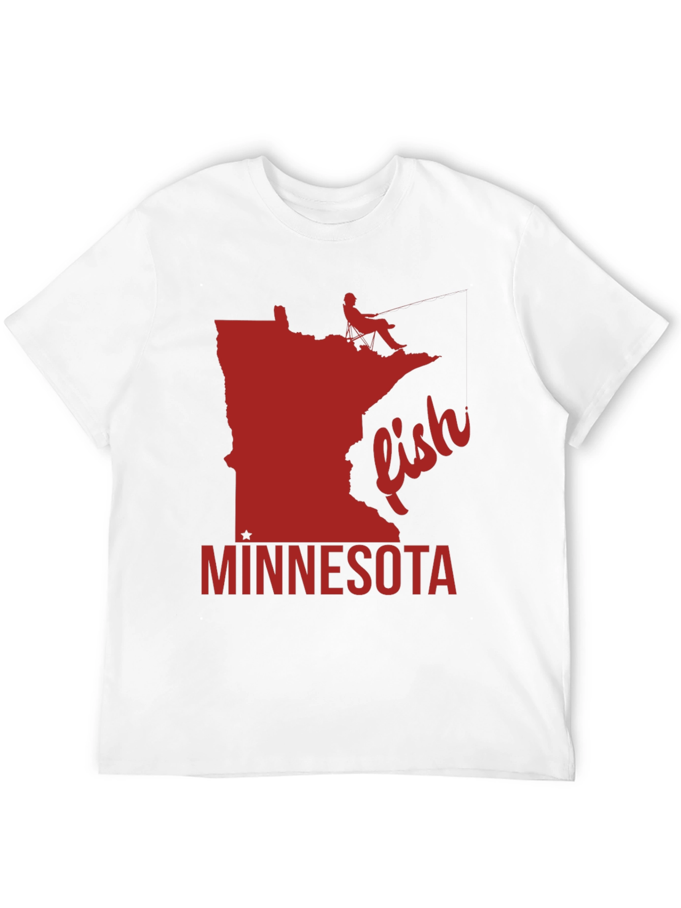 Minnesota Fishing T-Shirt - State Pride Tee
