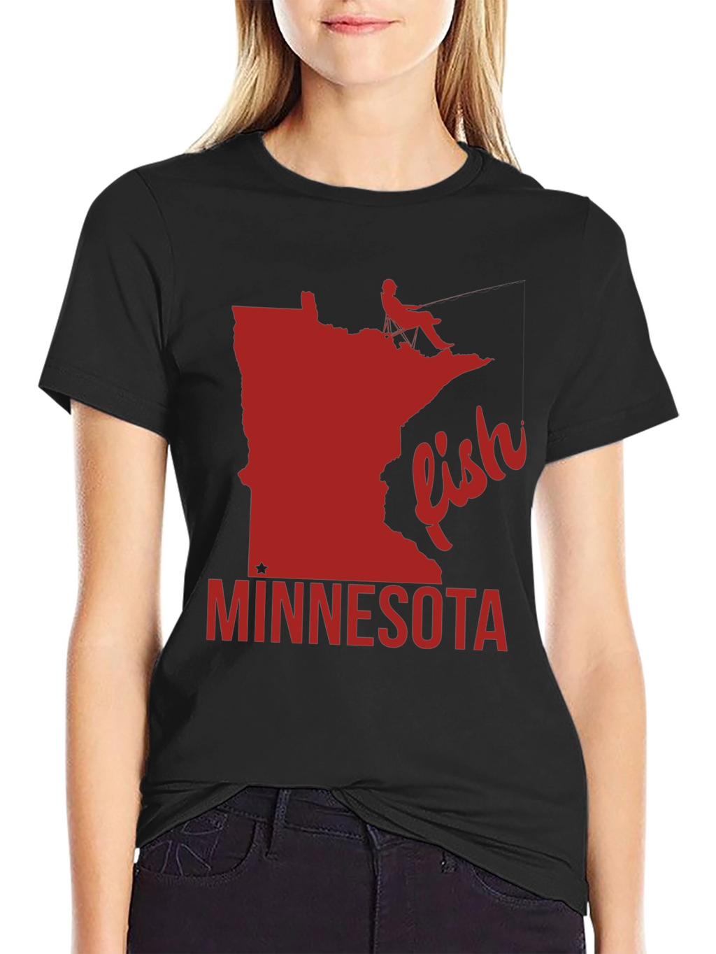 Minnesota Fishing T-Shirt - State Pride Tee