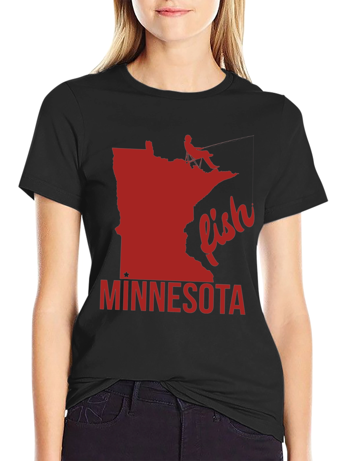 Minnesota Fishing T-Shirt - State Pride Tee