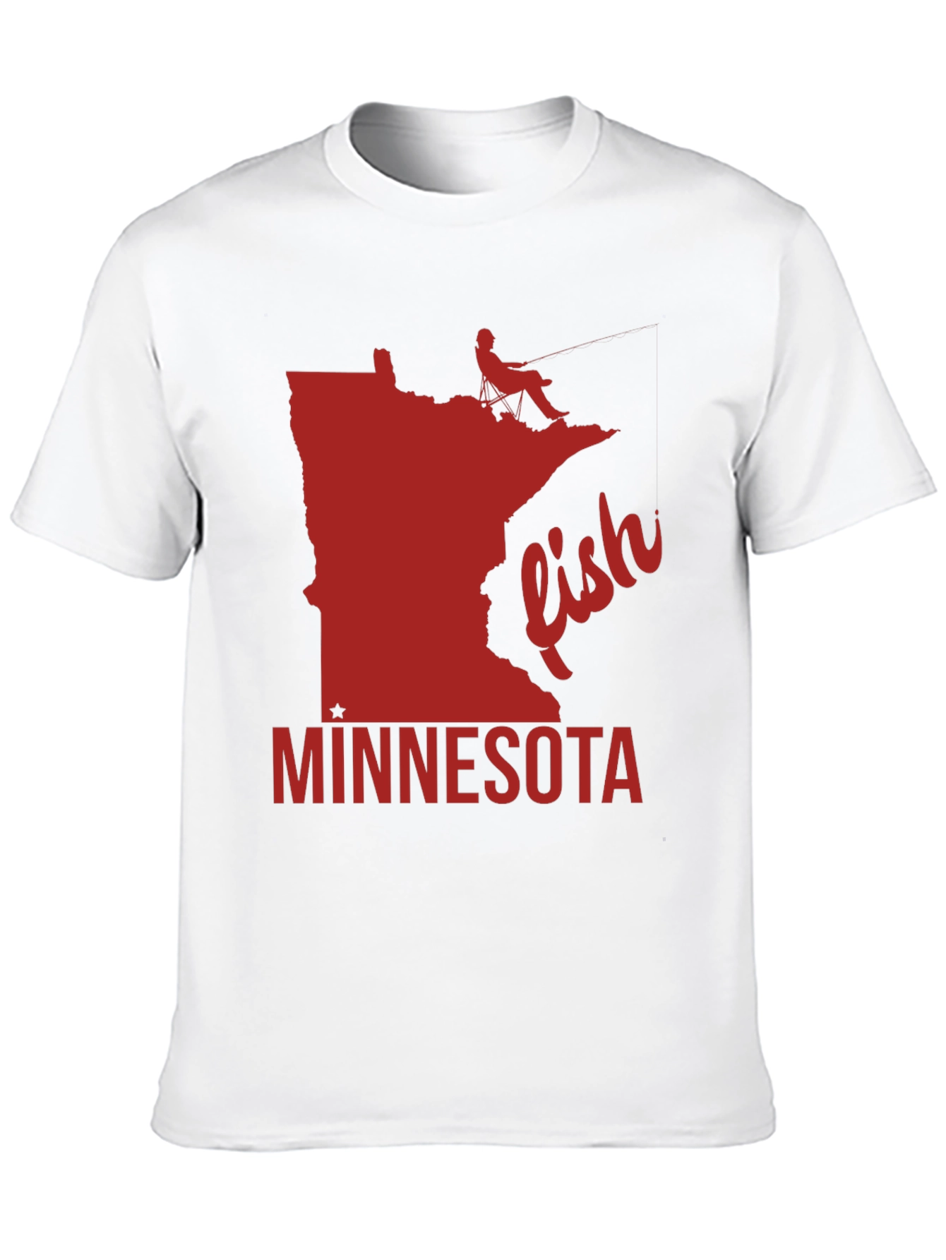 Minnesota Fishing T-Shirt - State Pride Tee