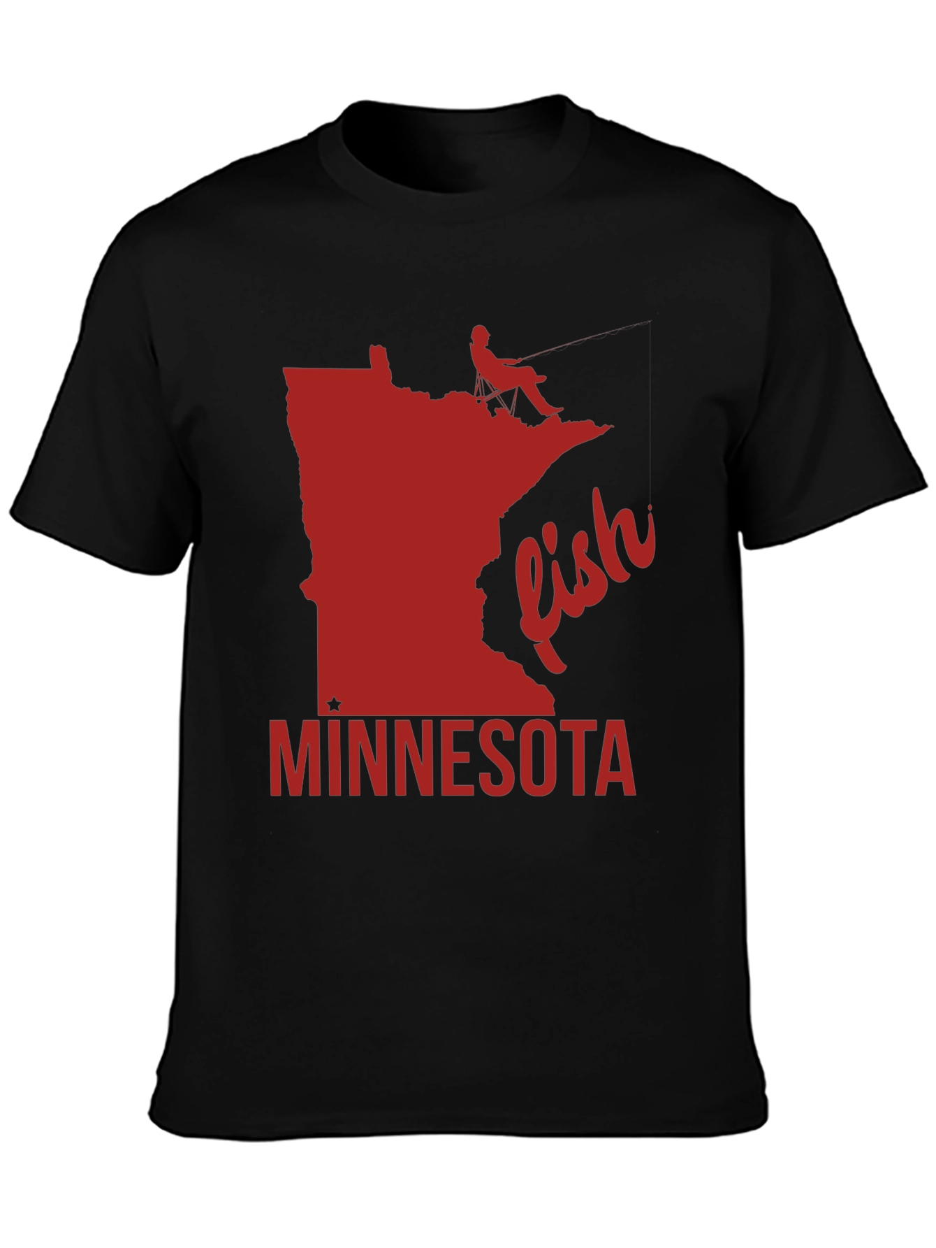 Minnesota Fishing T-Shirt - State Pride Tee