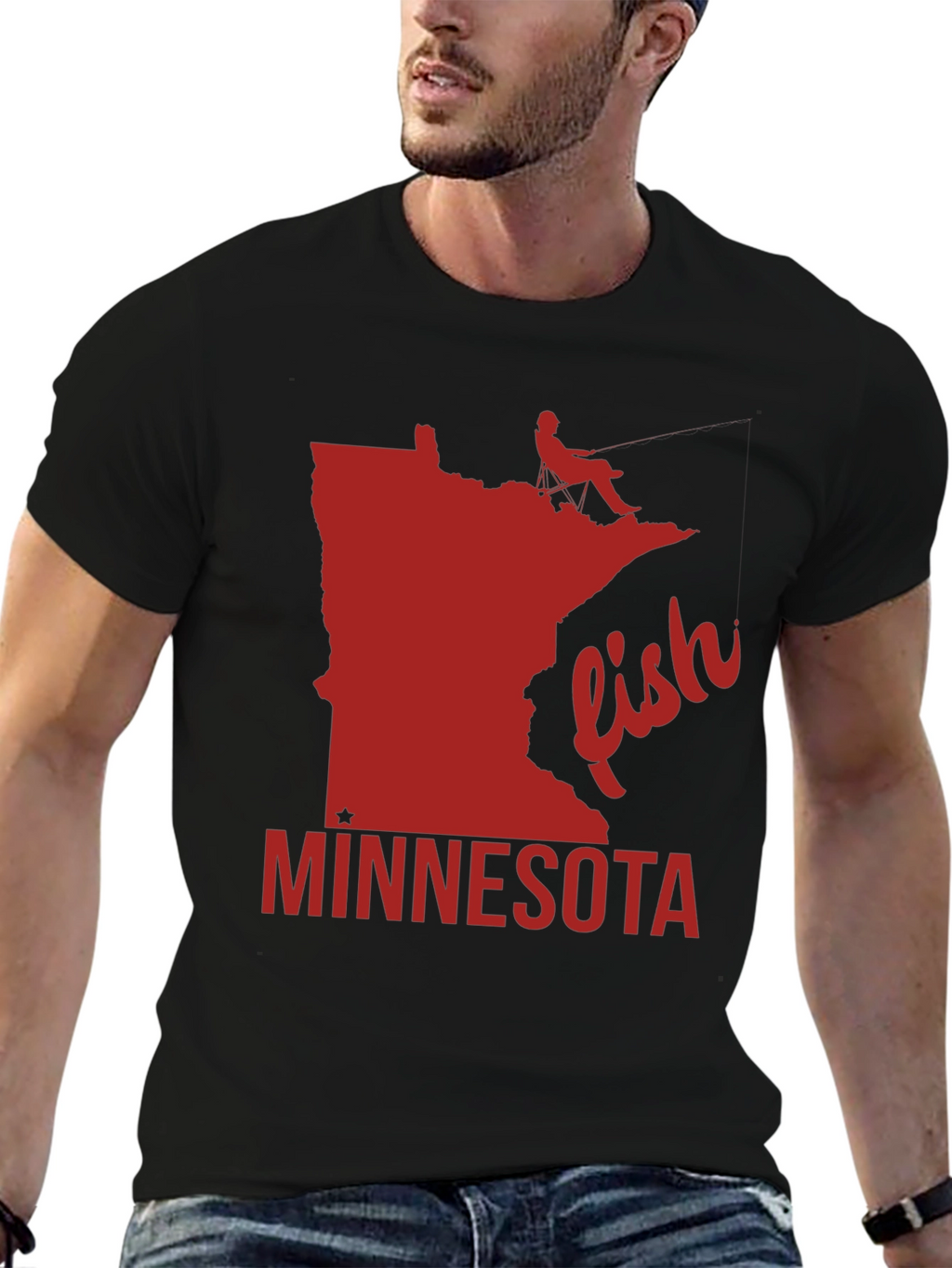 Minnesota Fishing T-Shirt - State Pride Tee