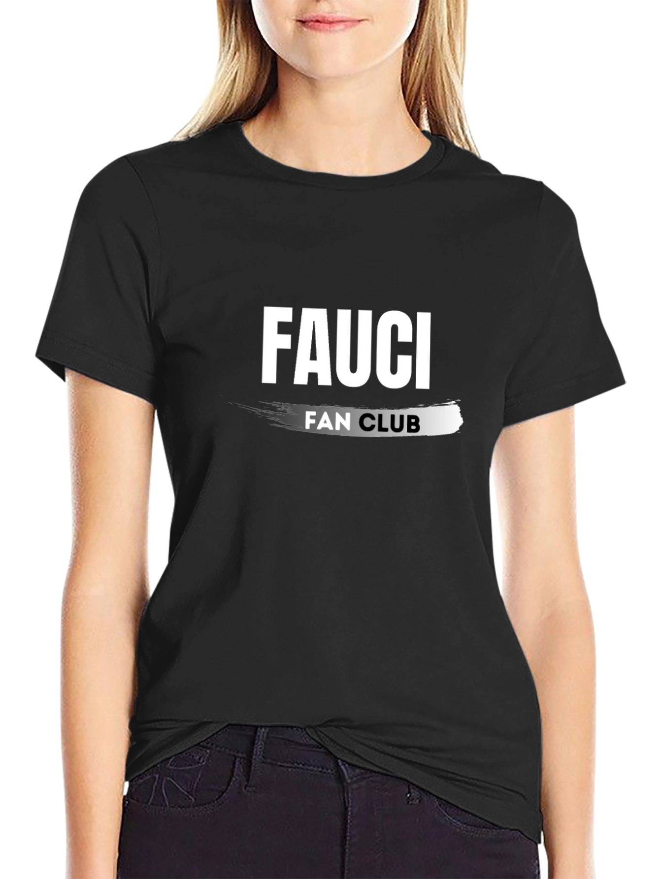 Fauci Fan Club Black T-Shirt