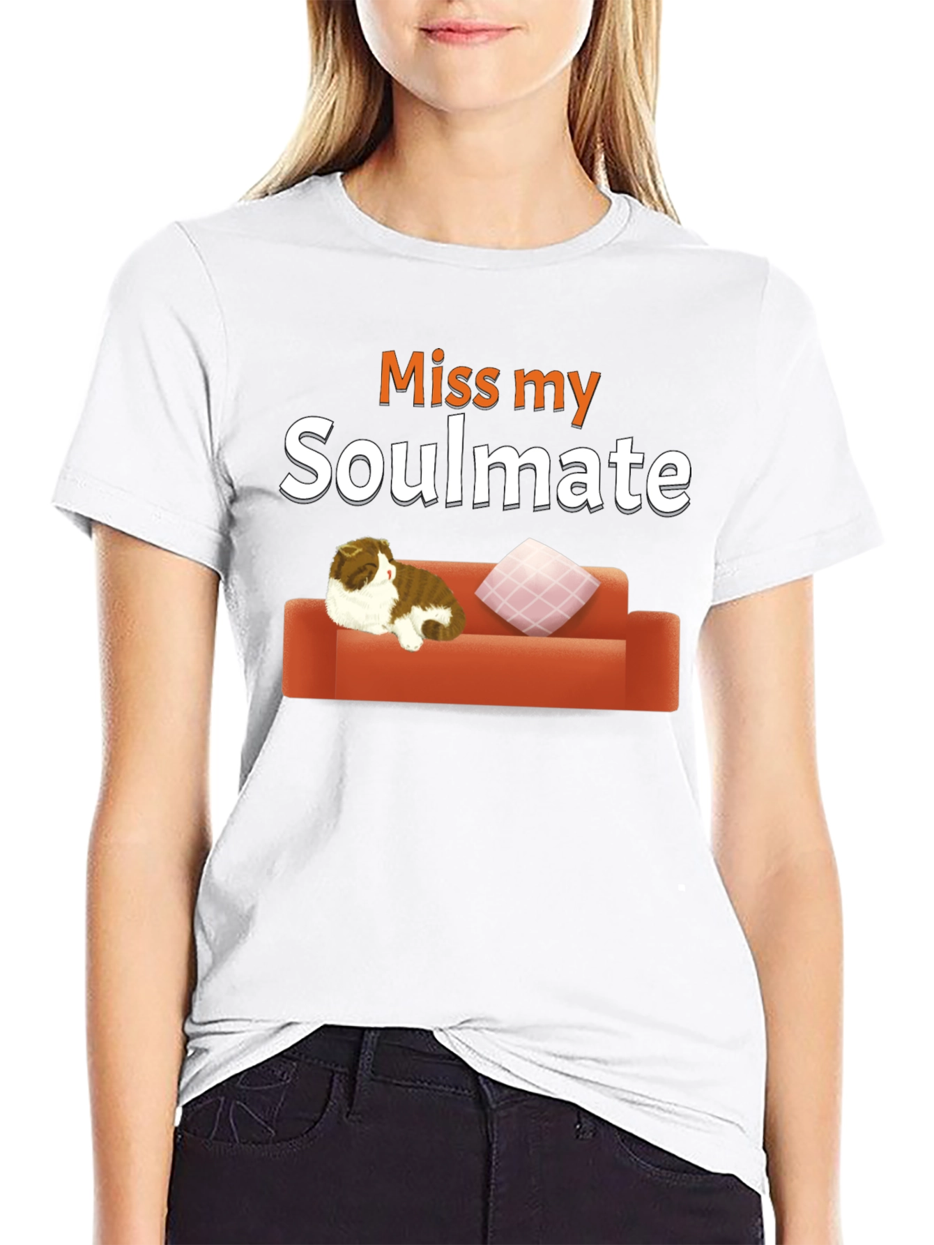 Miss My Soulmate Cat Lover T-Shirt