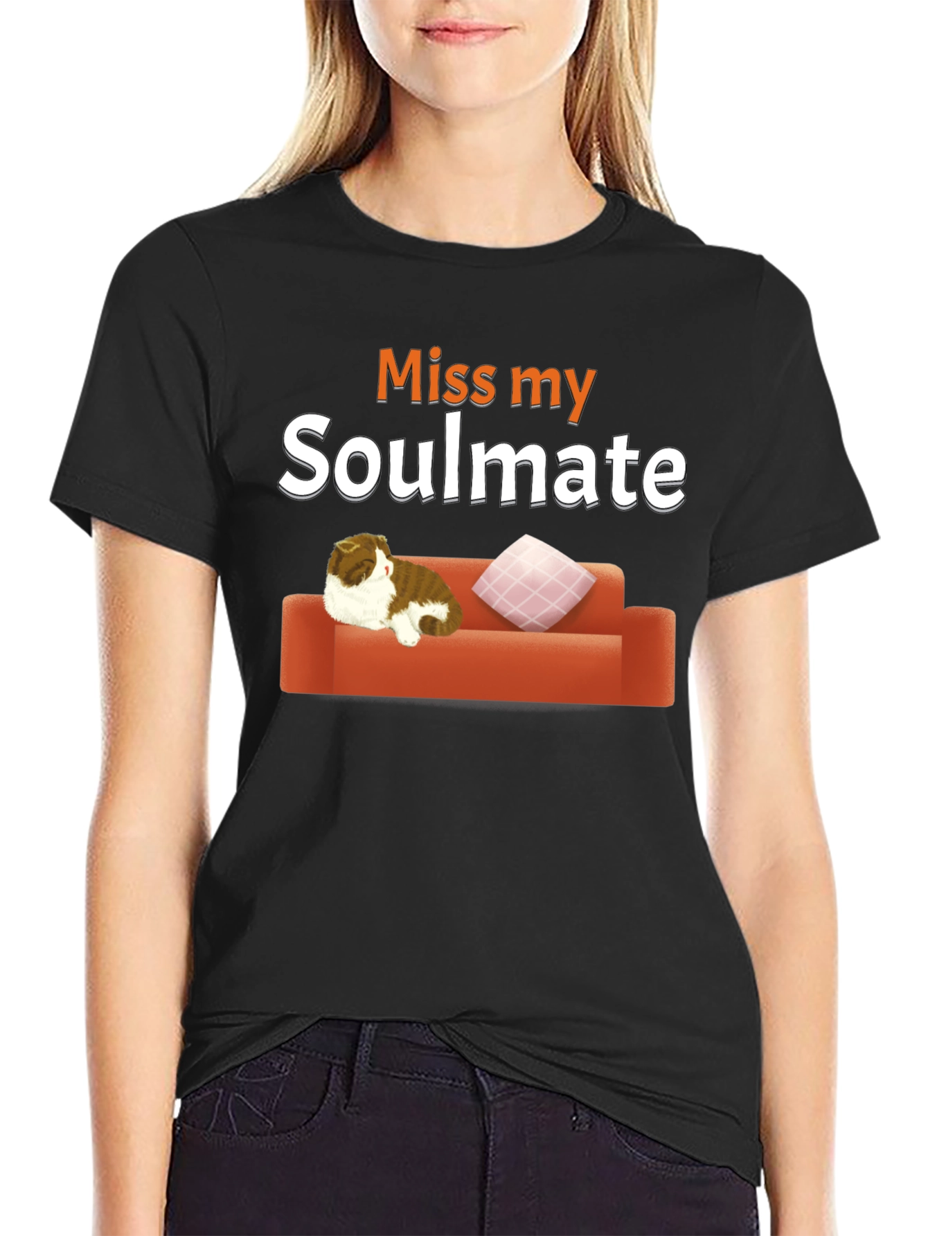 Miss My Soulmate Cat Lover T-Shirt