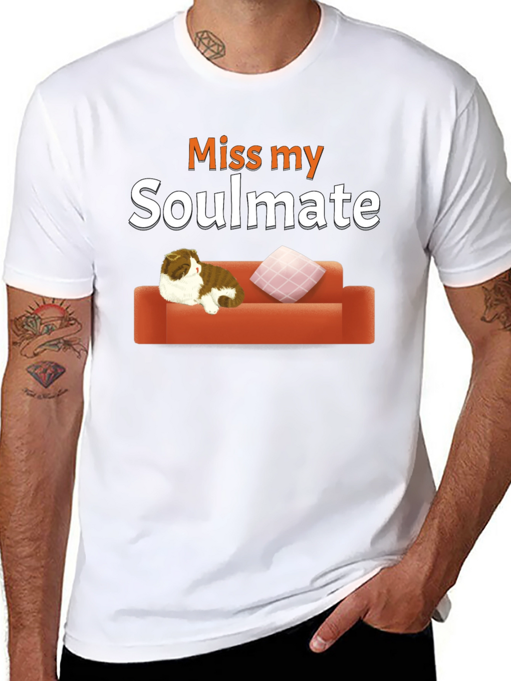 Miss My Soulmate Cat Lover T-Shirt
