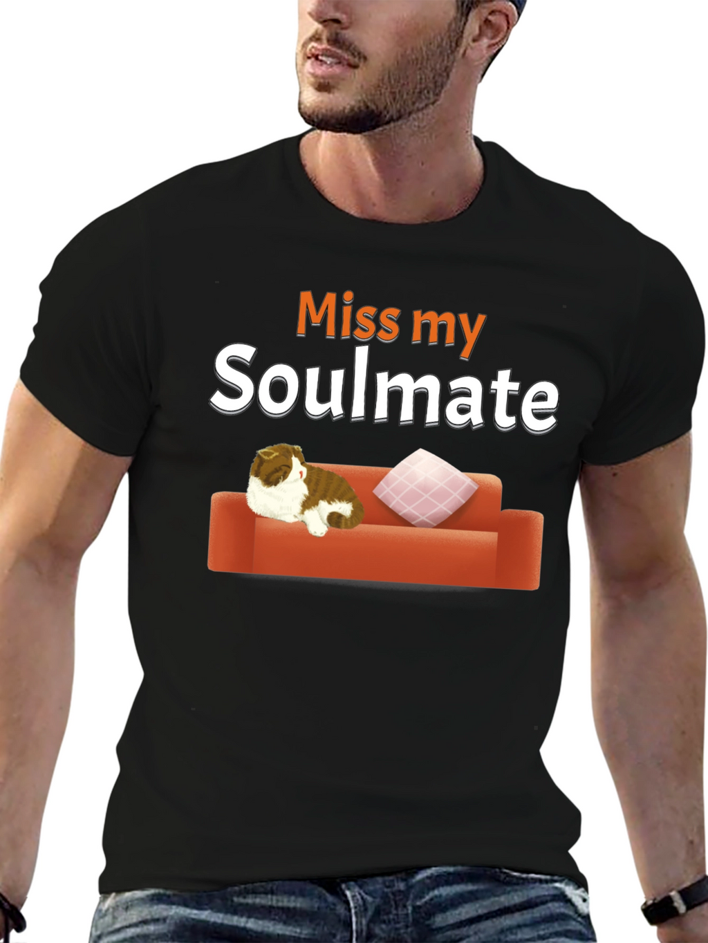Miss My Soulmate Cat Lover T-Shirt