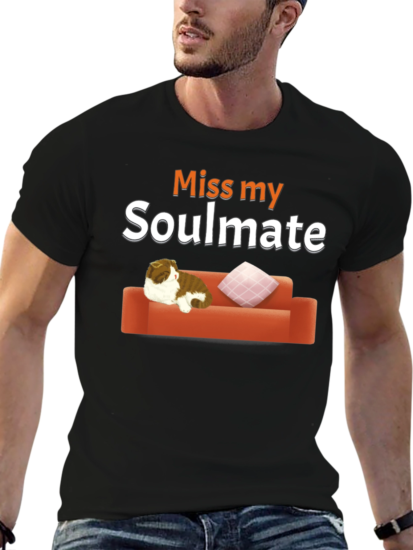 Miss My Soulmate Cat Lover T-Shirt