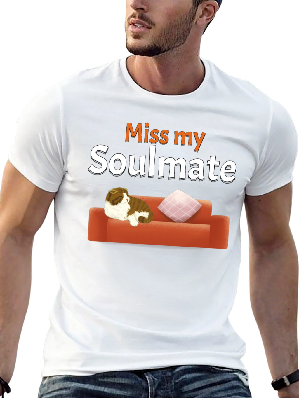 Miss My Soulmate Cat Lover T-Shirt