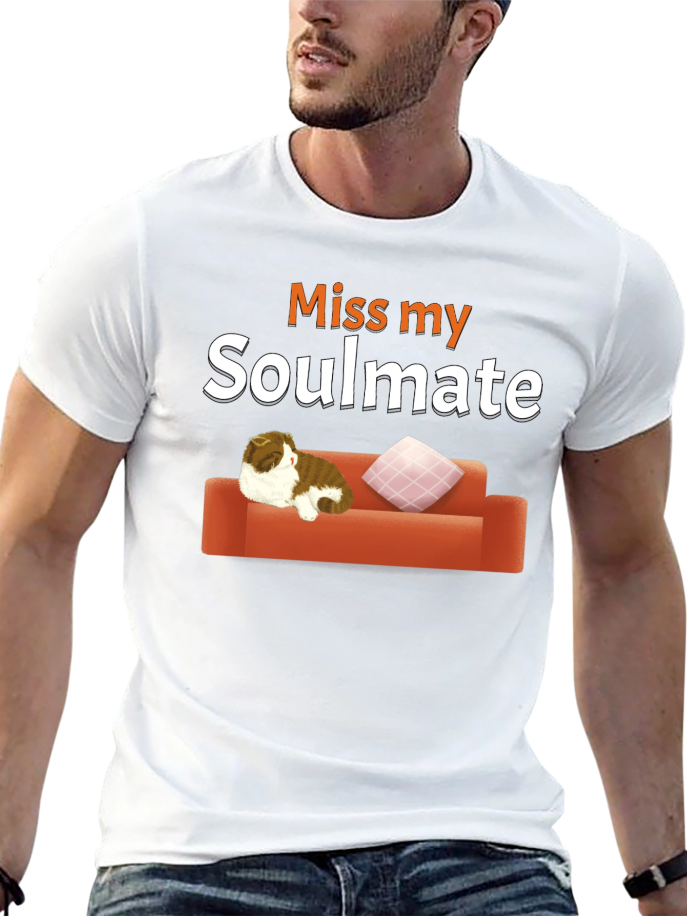 Miss My Soulmate Cat Lover T-Shirt