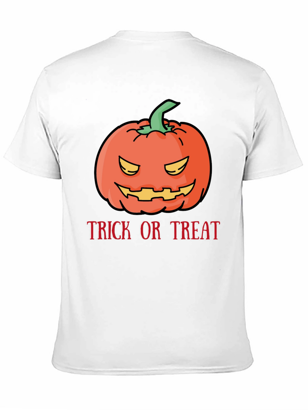 Halloween Pumpkin Trick or Treat Black T-Shirt