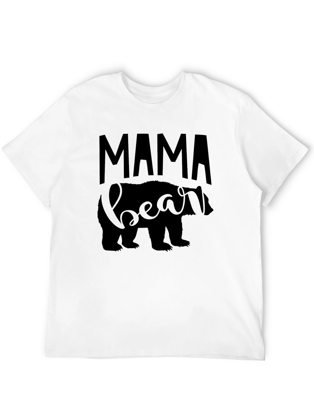 Mama Bear Graphic Tee - Soft Cotton Blend Shirt