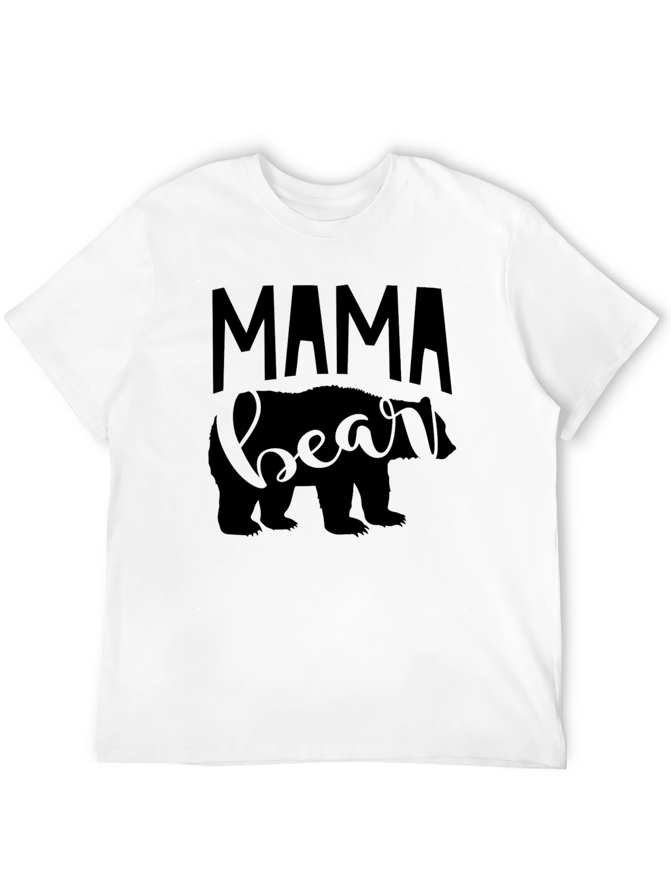 Mama Bear Graphic Tee - Soft Cotton Blend Shirt