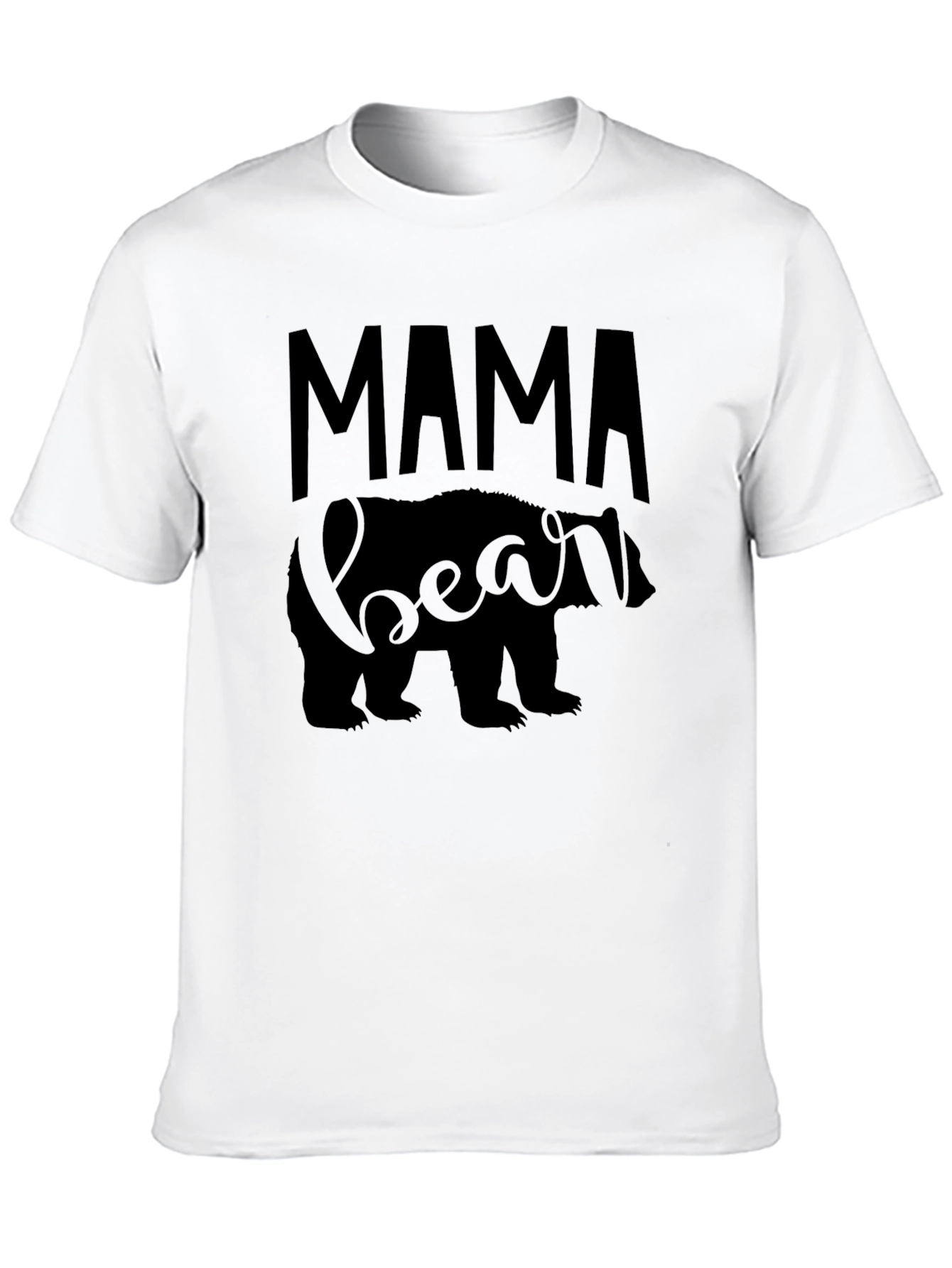 Mama Bear Graphic Tee - Soft Cotton Blend Shirt