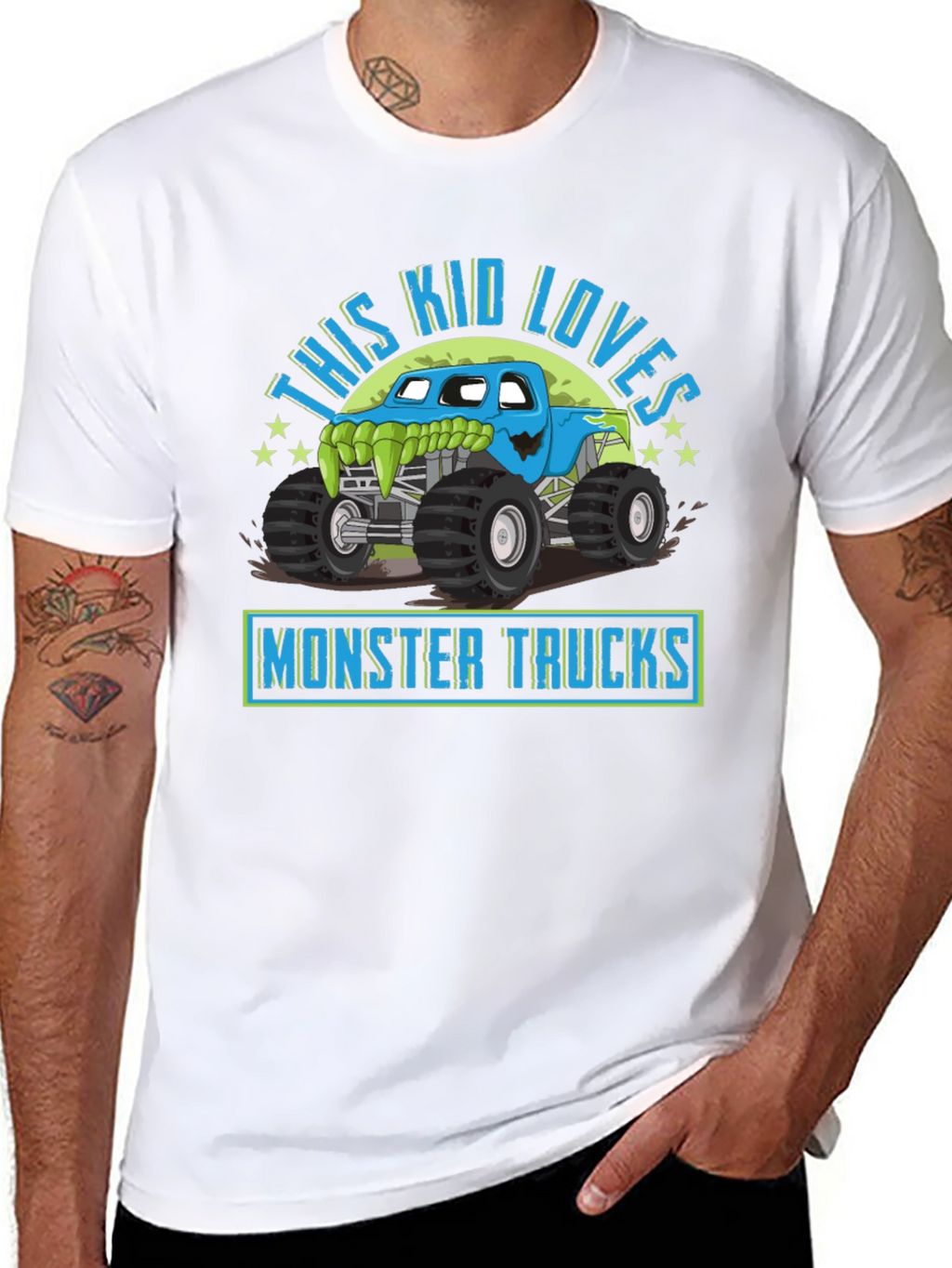 Monster Truck Kids T-Shirt