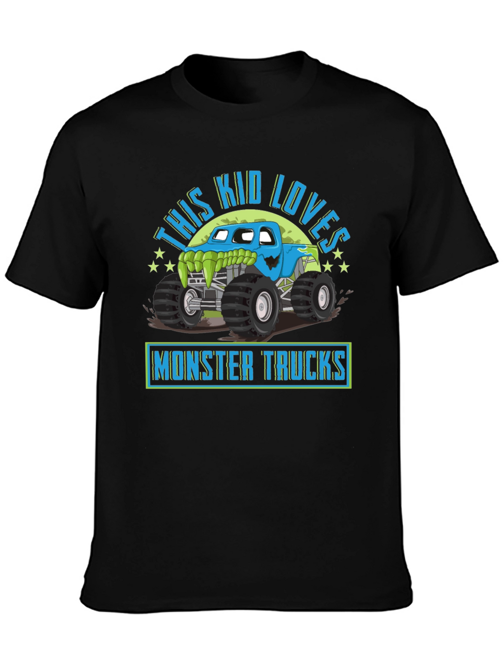 Monster Truck Kids T-Shirt
