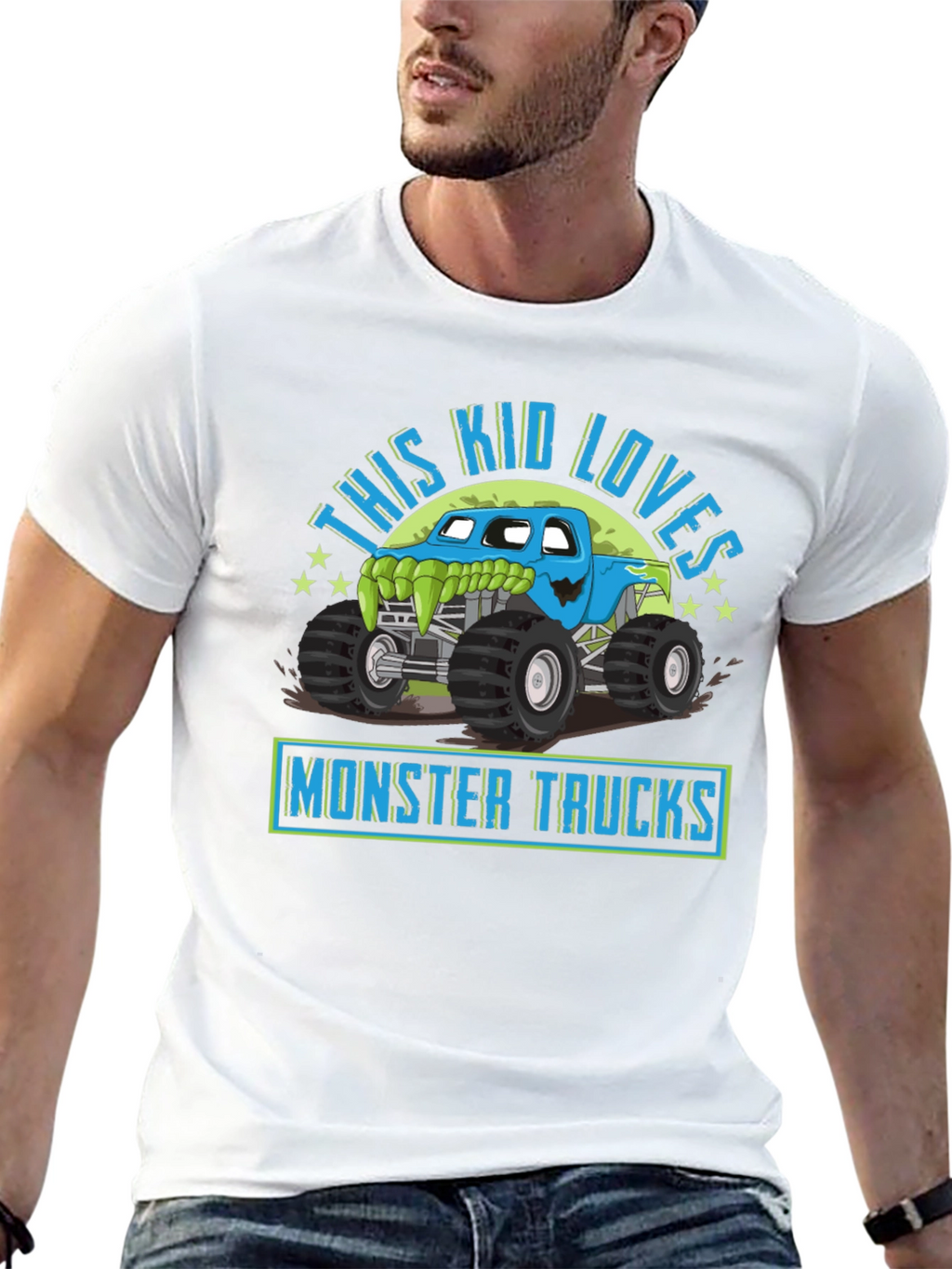 Monster Truck Kids T-Shirt
