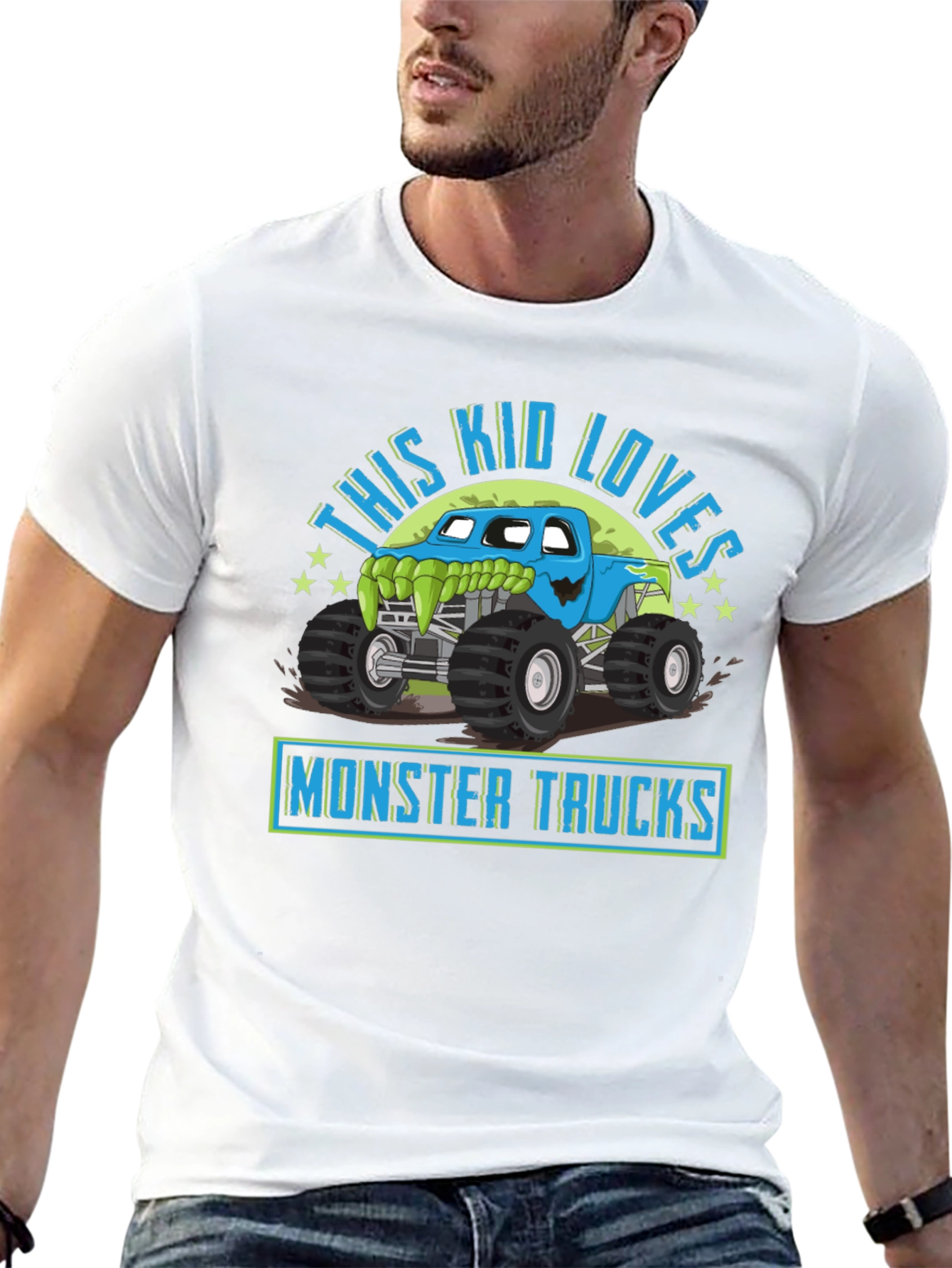 Monster Truck Kids T-Shirt