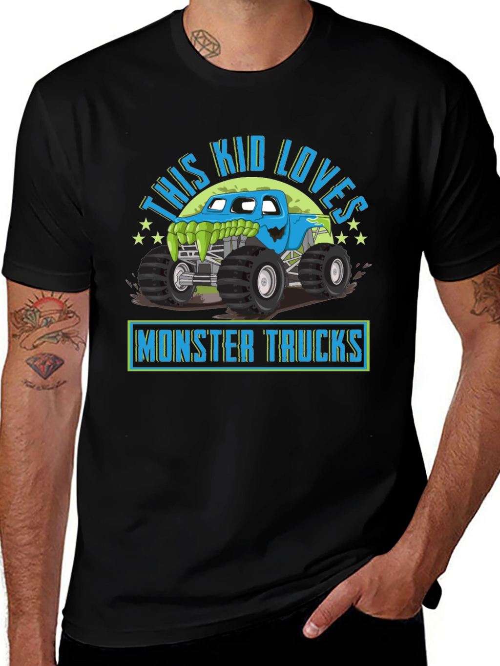 Monster Truck Kids T-Shirt
