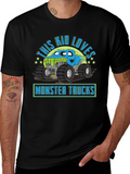 Monster Truck Kids T-Shirt