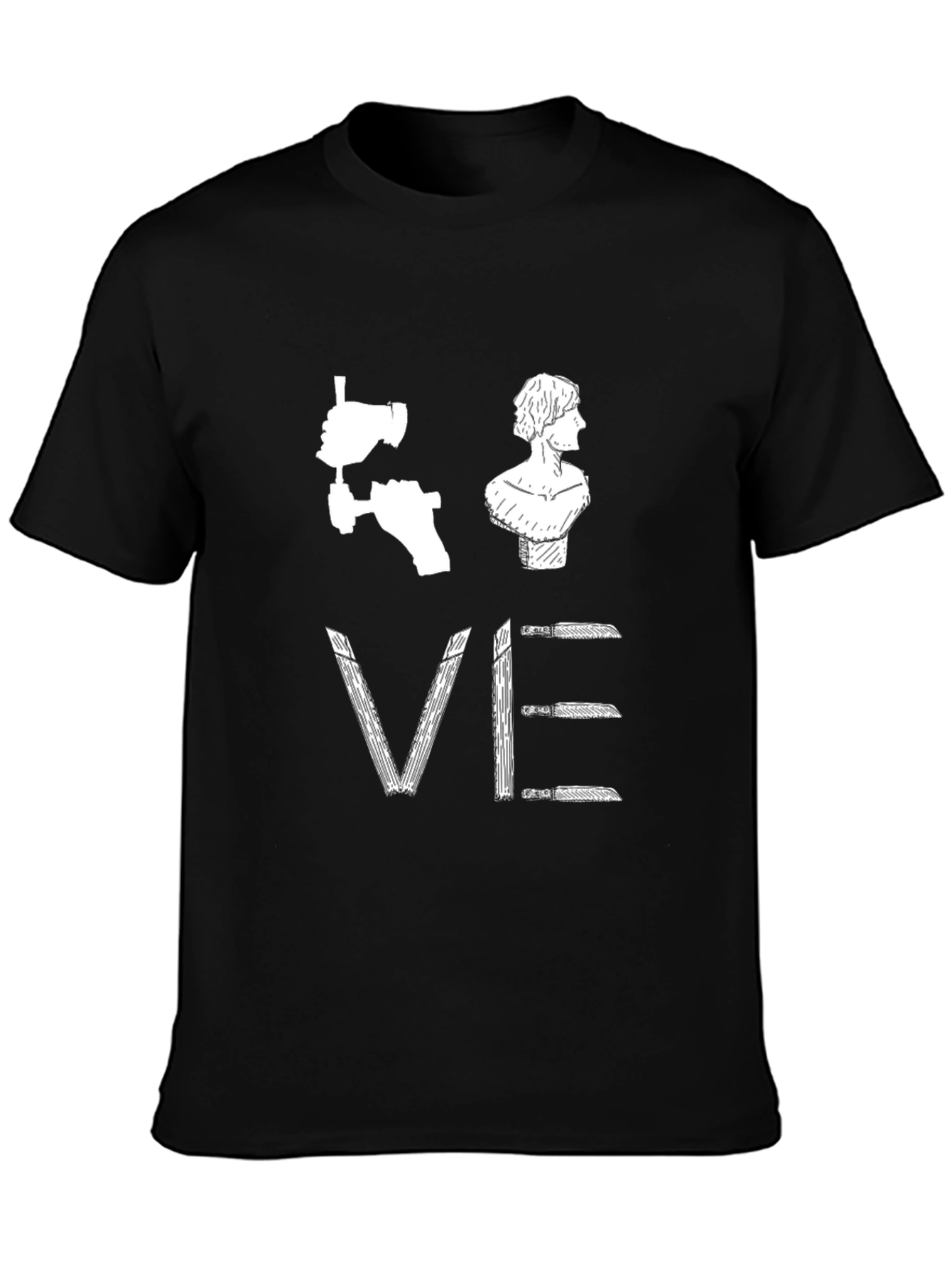 Sculptors Love Black Graphic T-Shirt