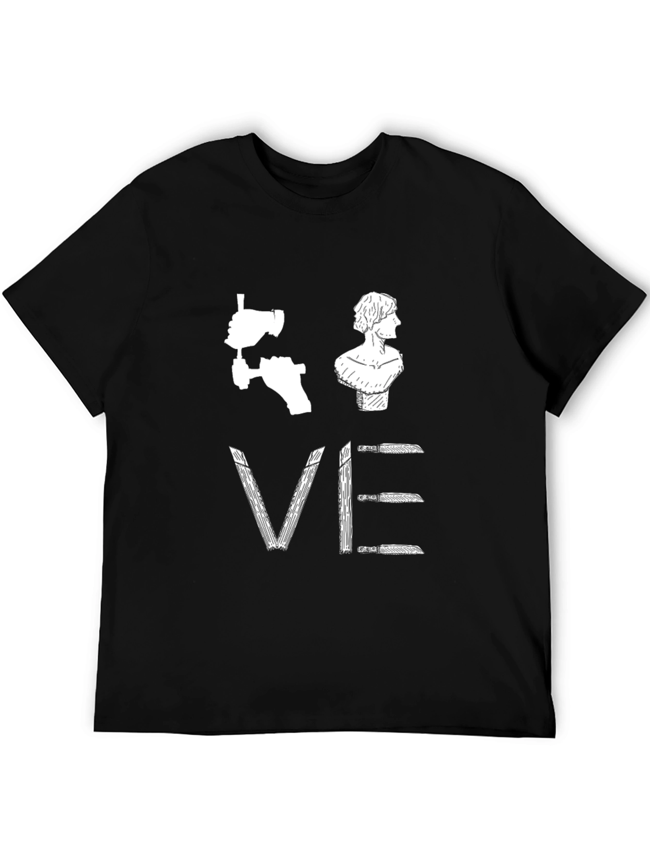 Sculptors Love Black Graphic T-Shirt