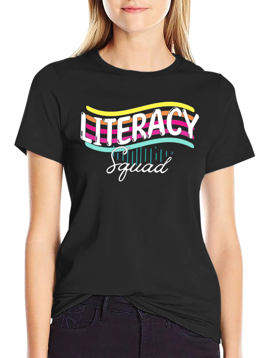 Literacy Squad Graphic T-Shirt
