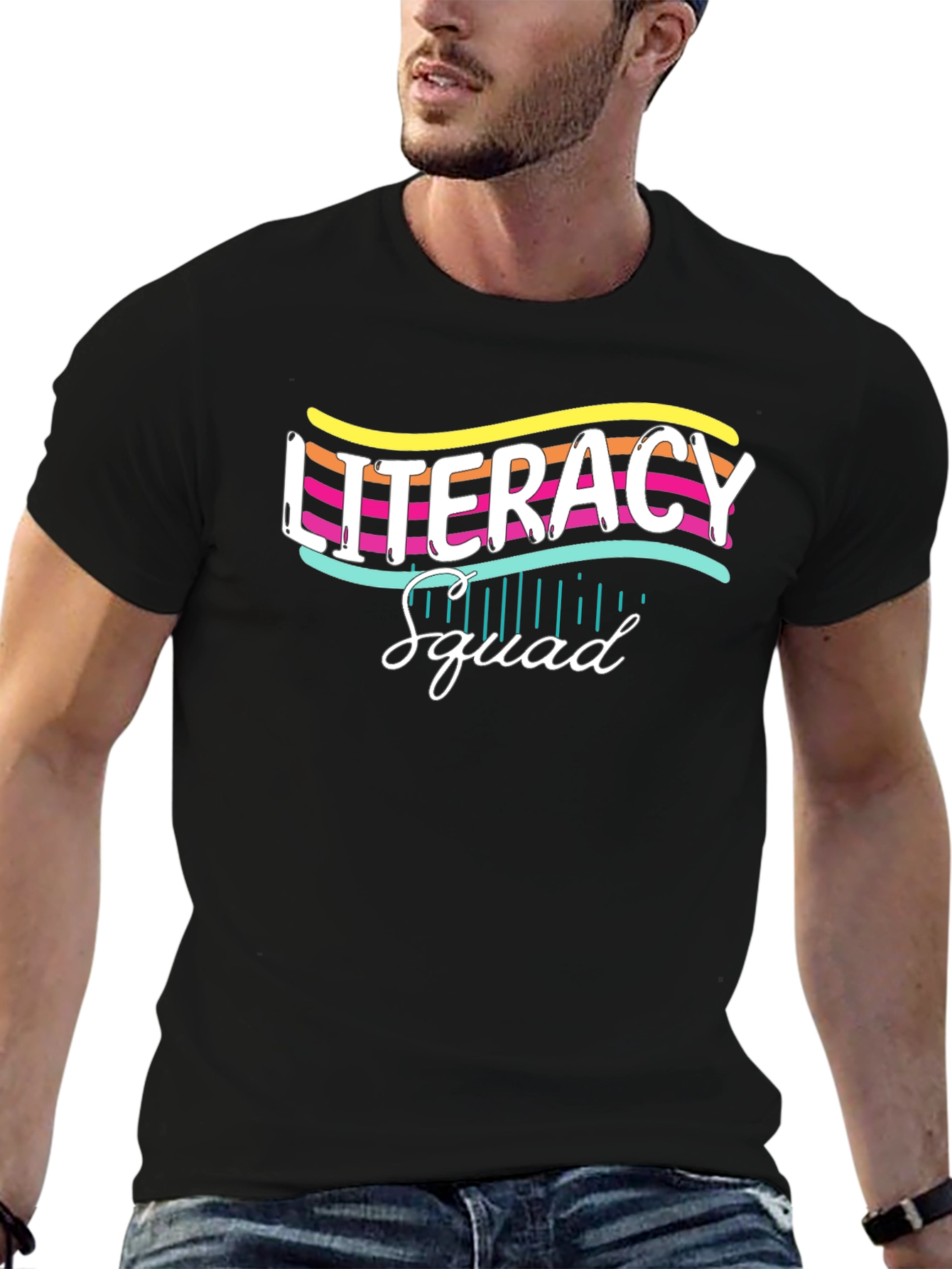 Literacy Squad Graphic T-Shirt