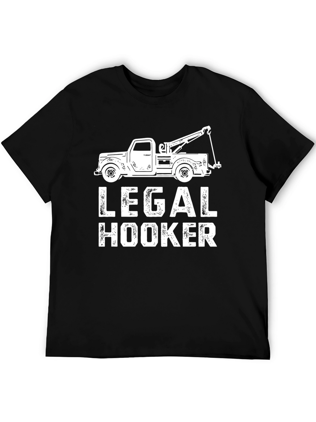 Legal Hooker Tow Truck Graphic T-Shirt