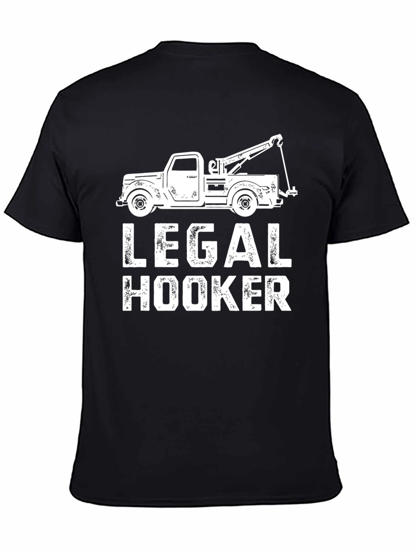 Legal Hooker Tow Truck Graphic T-Shirt