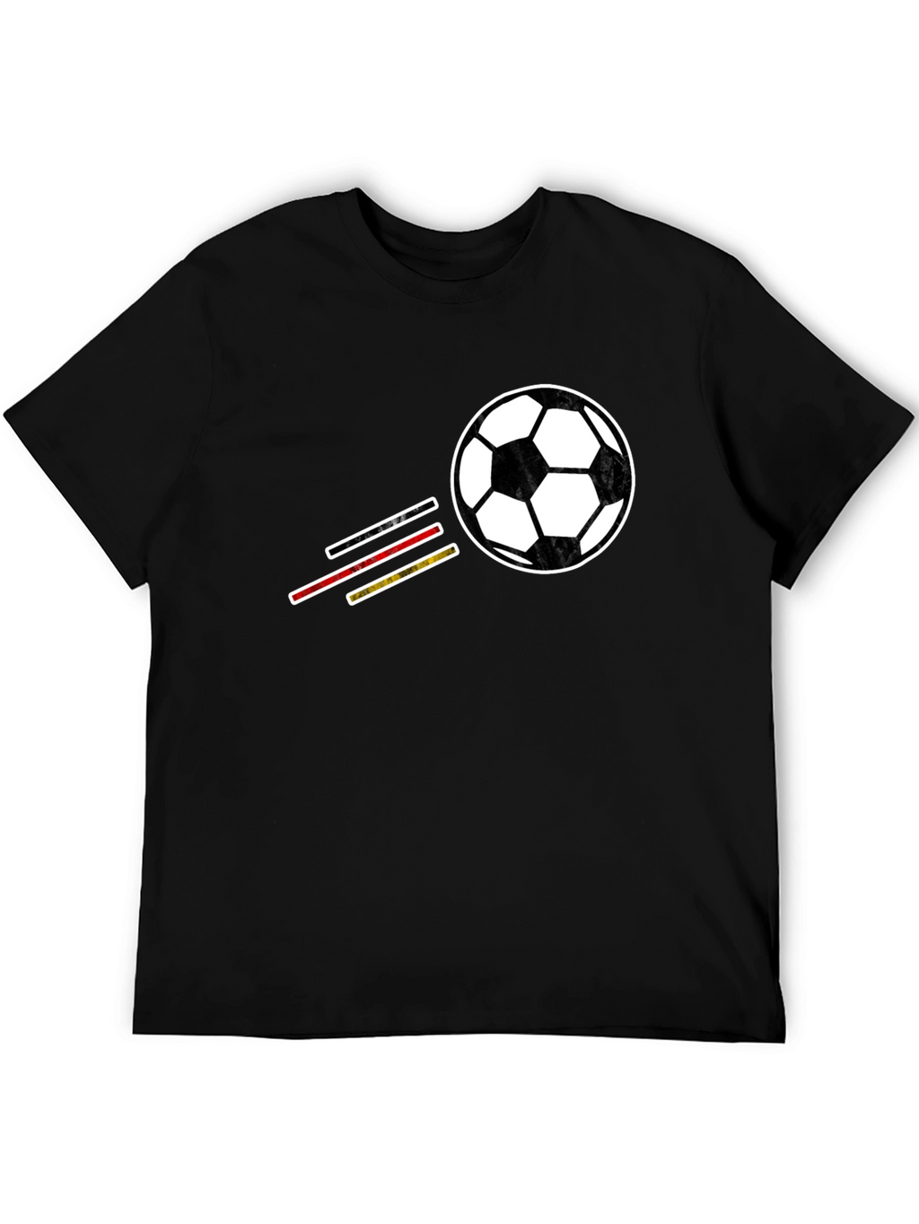 Soccer Ball T-Shirt - Black Graphic Tee