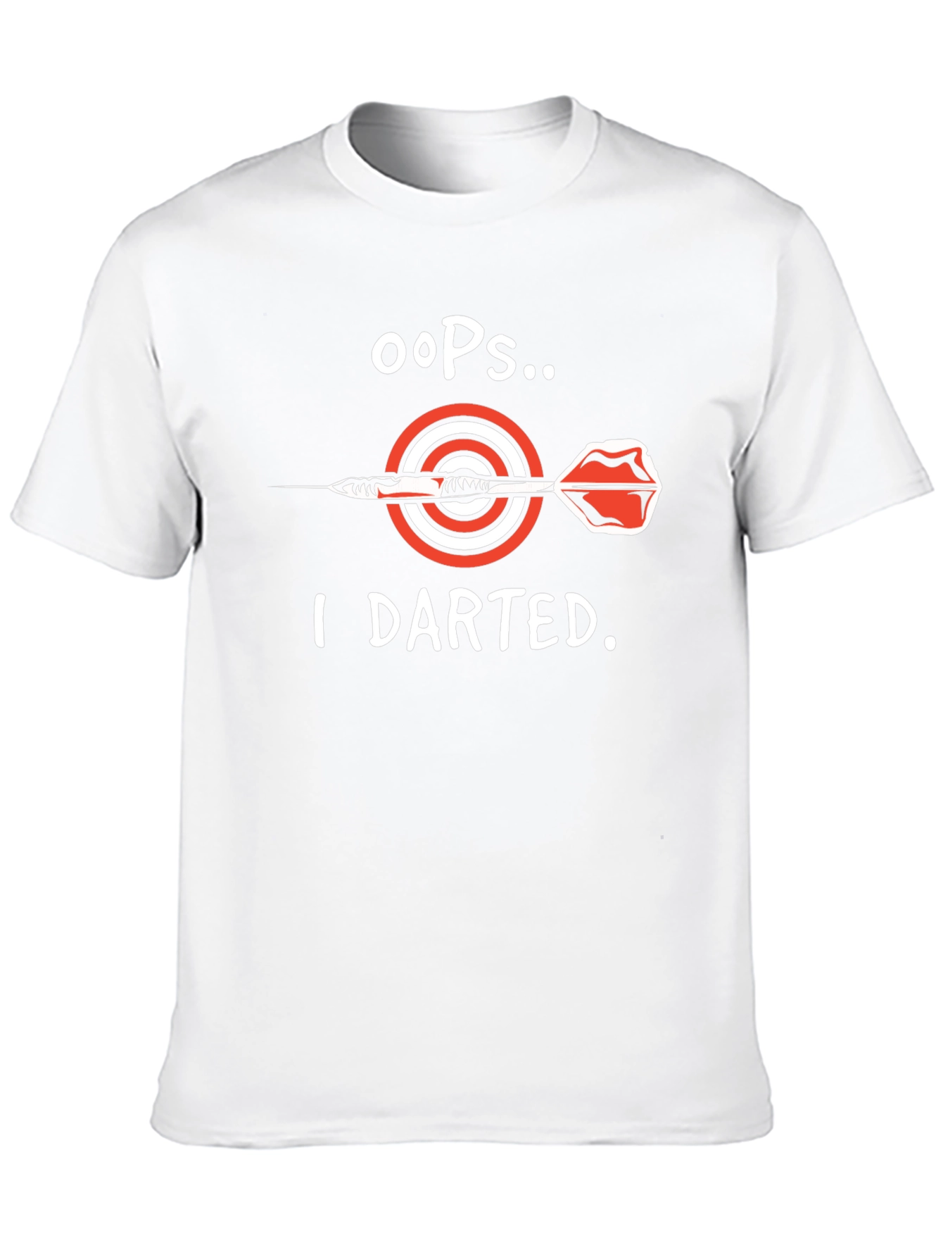 Oops I Darted T-Shirt - Dart Bullseye Tee