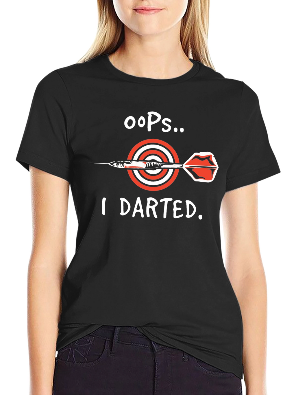Oops I Darted T-Shirt - Dart Bullseye Tee