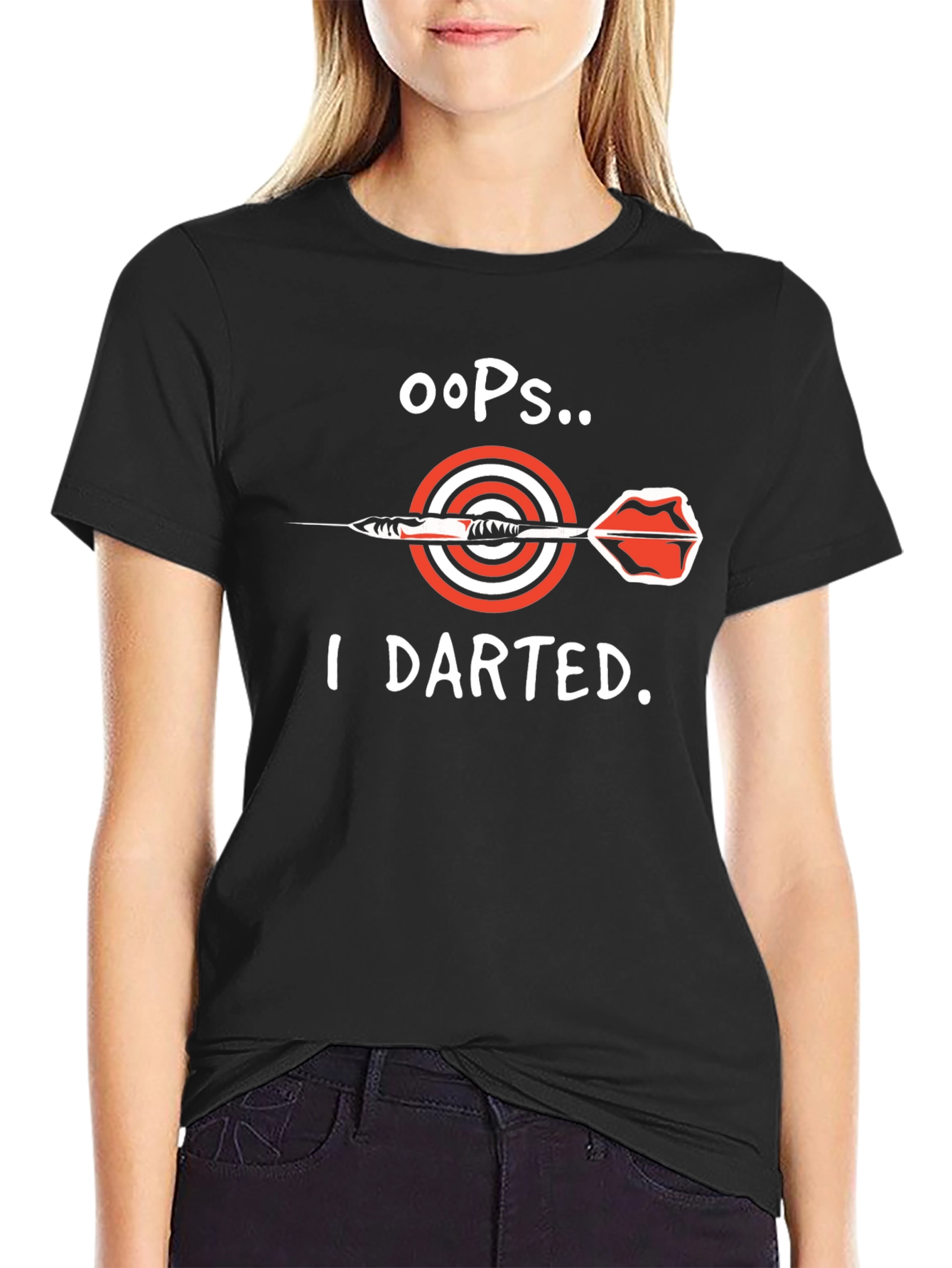 Oops I Darted T-Shirt - Dart Bullseye Tee