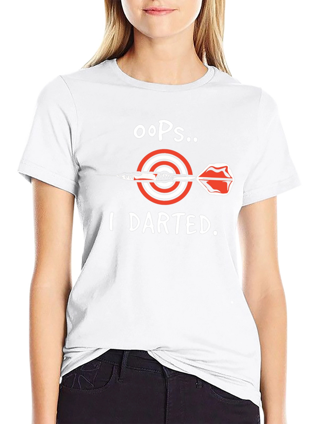 Oops I Darted T-Shirt - Dart Bullseye Tee