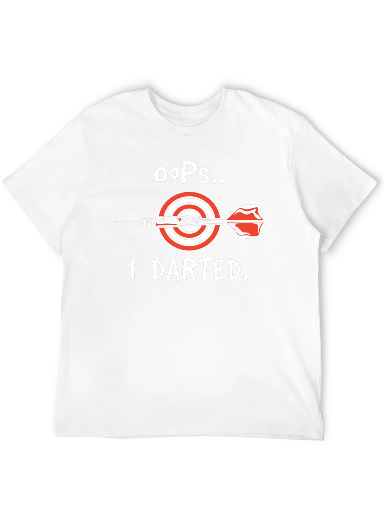 Oops I Darted T-Shirt - Dart Bullseye Tee